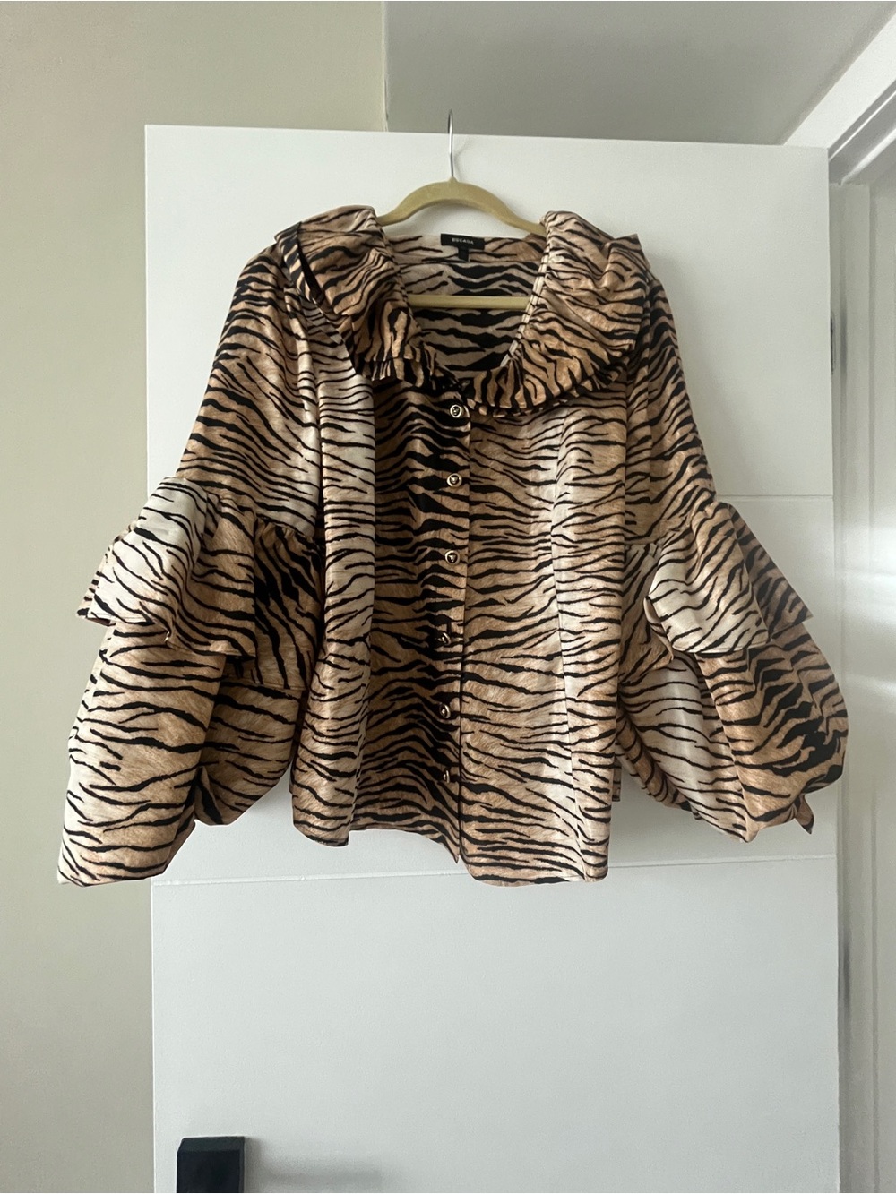 ESCADA fabulous silk Tiger jacket US size 12